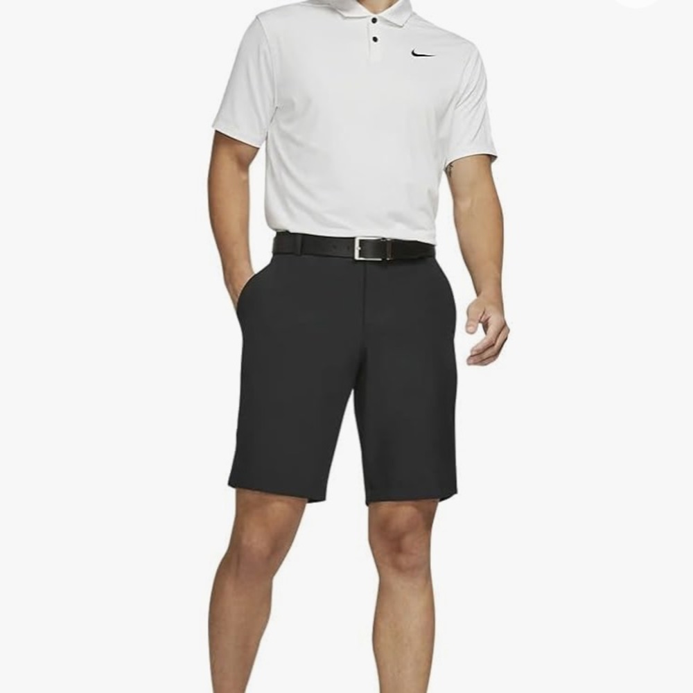 Nike Men's Black Dri-Fit Flex Hybrid Golf Shorts with 10” Inseam Size 32